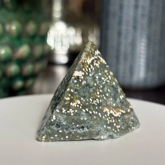 (Orbicular) Ocean Jasper Crystal Freeform OBJ - Picture 15 of 17